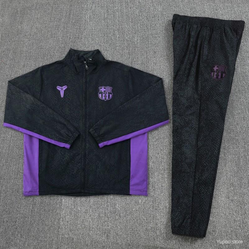 2025/26 Barcelona Black Mamba black Windbreaker