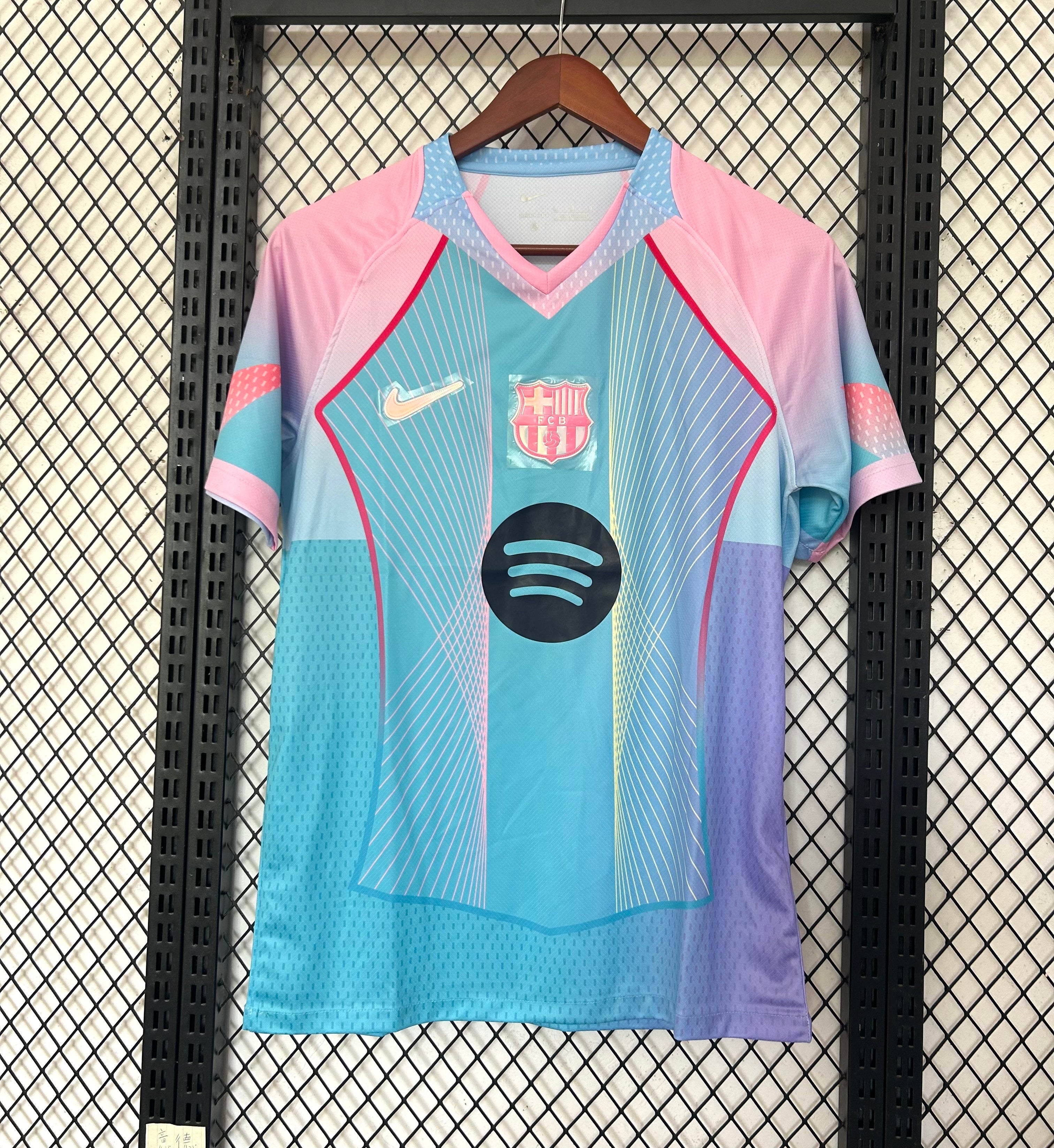 Barcelona 2025/26 Special Edition light blue/pink jersey