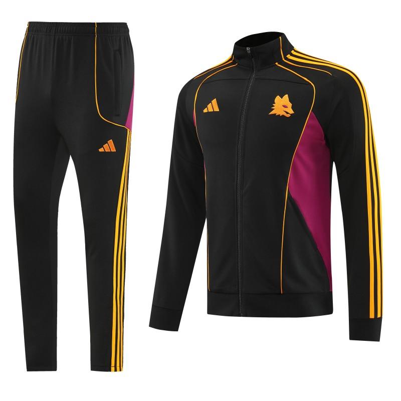 2025/26 Roma Black Tracksuit