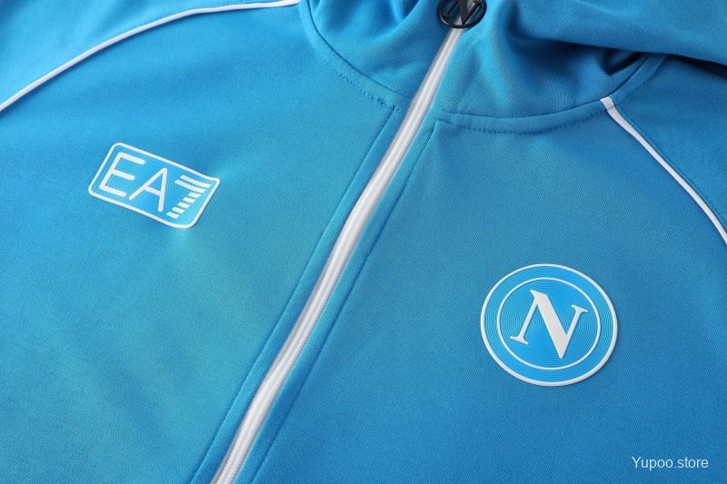 2025/26 Napoli Light Blue Windbreaker