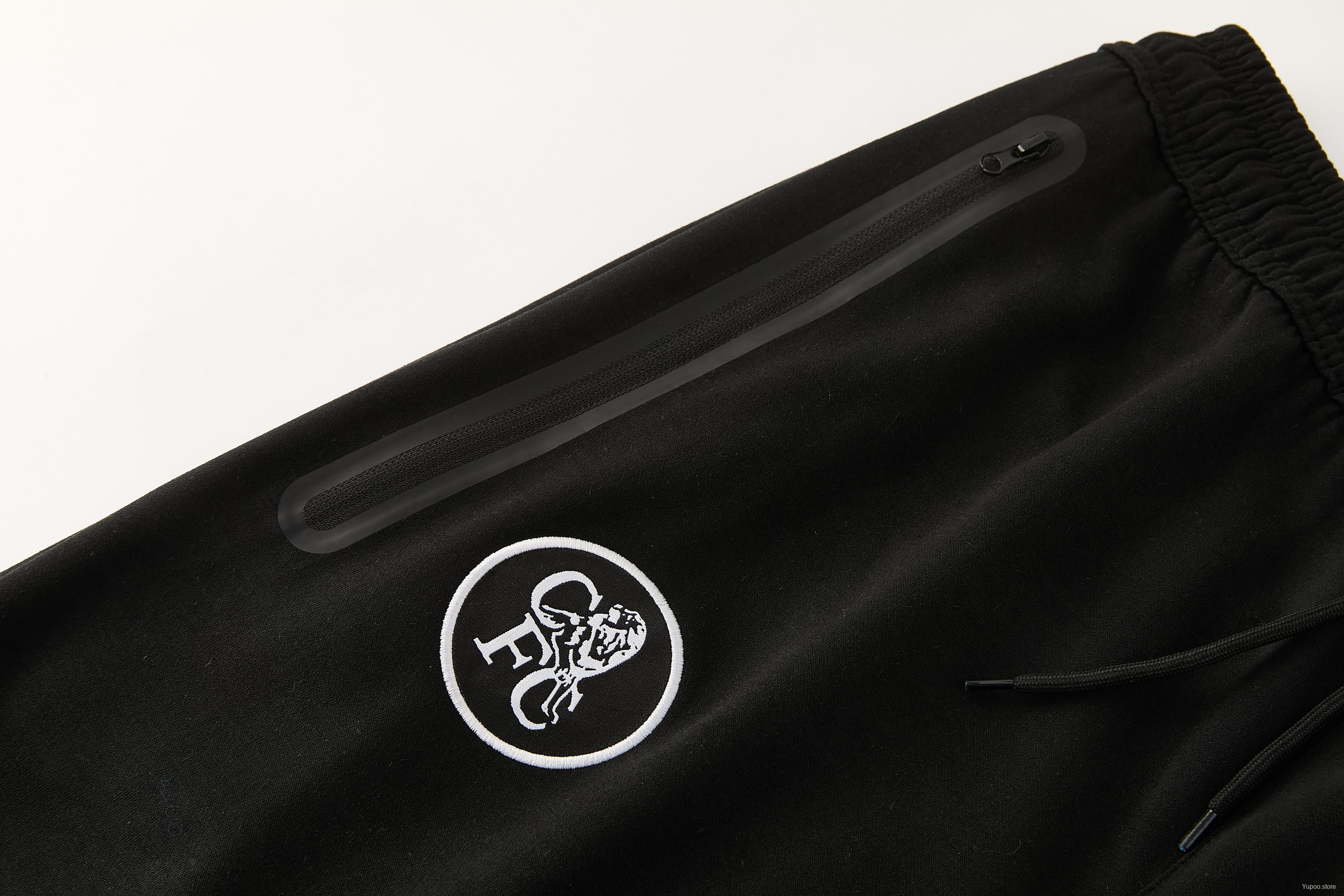 2025/26 Chelsea Black Tracksuit with hoodie