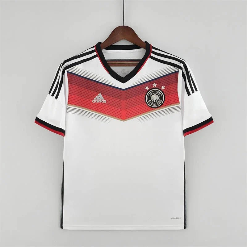 2014 Retro Germany Home Soccer Jersey