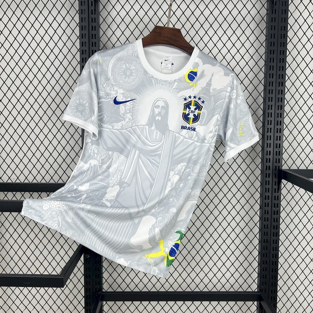 Brazil 2026 Special Edition Jersey white christ