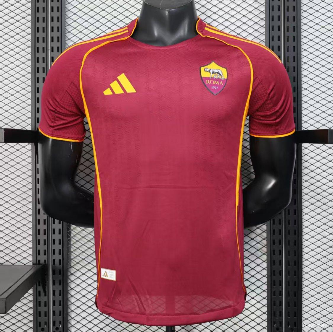 Roma 2025/26 Home Jersey Player Version