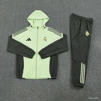 2025/26 Real Madrid Light Green Windbreaker