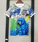 Brazil 2025/26 Special Edition Jersey White w/Blue Rio Bird