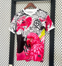 Brazil 2025/26 Special Edition Jersey White w/Pink Rio Bird