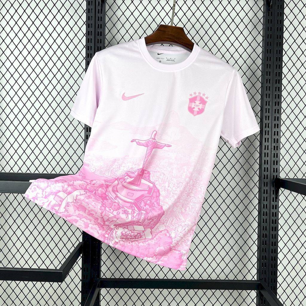 Brazil 2026 Special Edition Jersey pink Christ