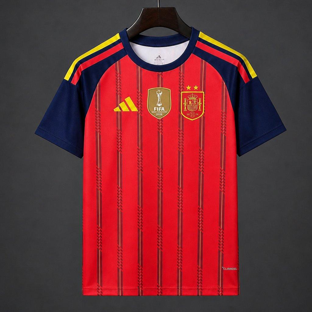 Spain Home 2026 Jersey WC Champions