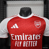 Arsenal 2025/26 Home Jersey Player Version