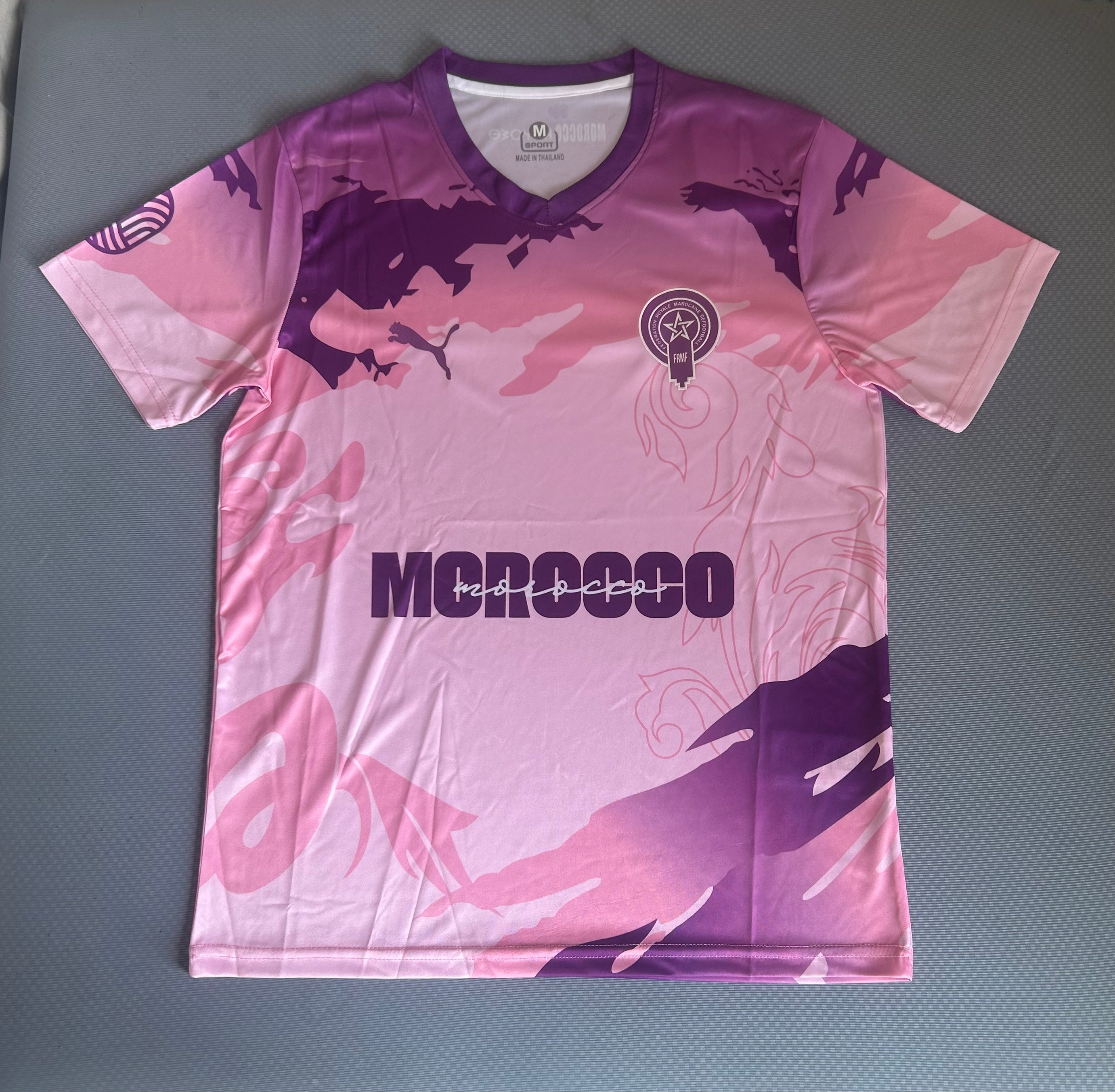Morocco 2025/26 Special Purple/Pink Jersey