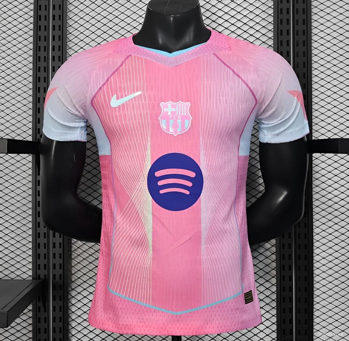 Barcelona 2025/26 Special Edition Pink Jersey Player Version