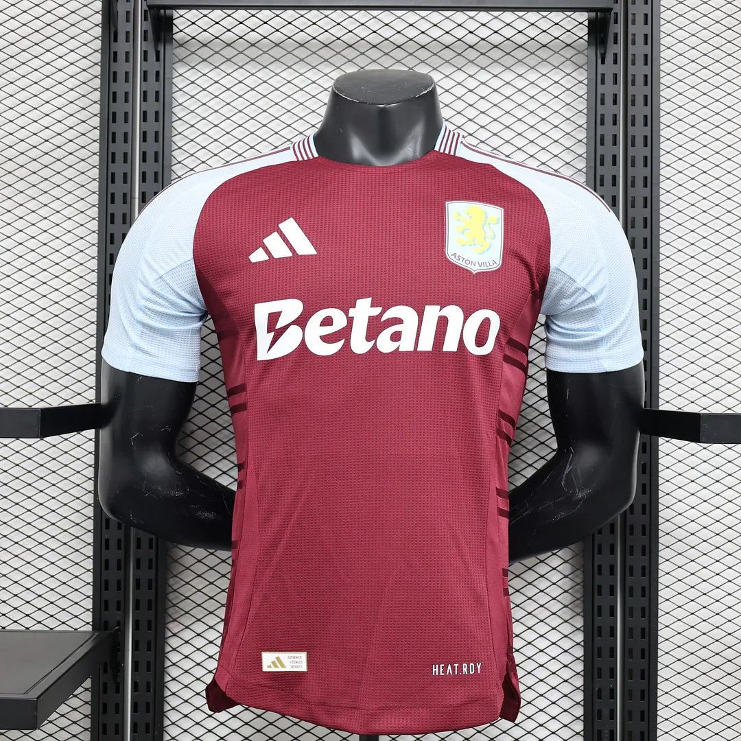 2025 Player Version Aston Villa Home Football Shirt