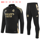 Tuta Real Madrid 2024 Nera Oro